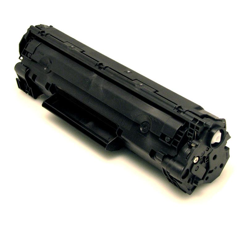 HP 36A Black Toner Cartridge (CB436A) - Click Image to Close